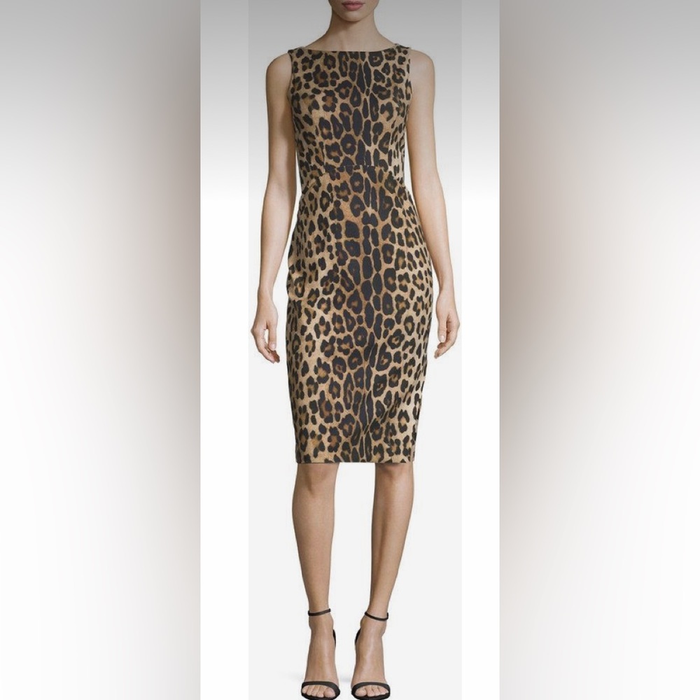 Altuzarra Sleeveless Shift dress in Leopard